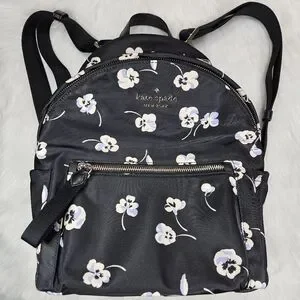 kate spade | Bags | Kate Spade Chelsea Pansy Toss Backpack  display picture 2
